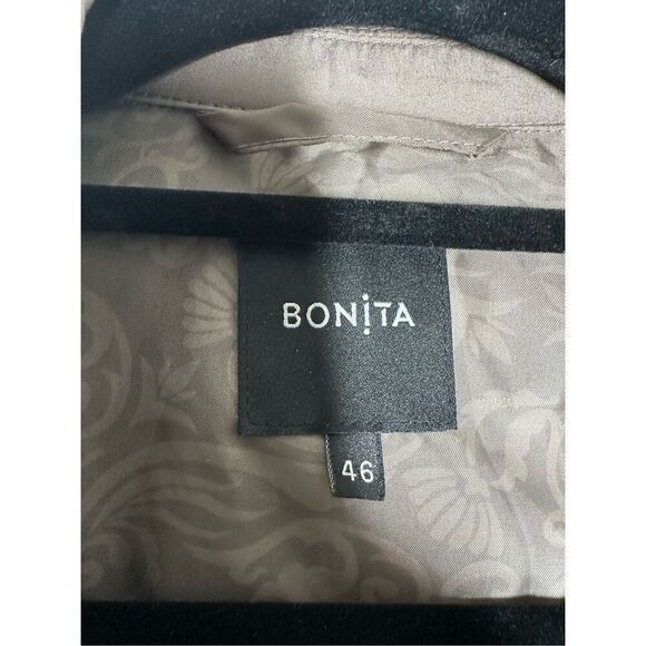 Bonita Women’s Blazer 3 Buttons Size 46 EU/ XL US Cacao Stretch Elements - Picture 4 of 16